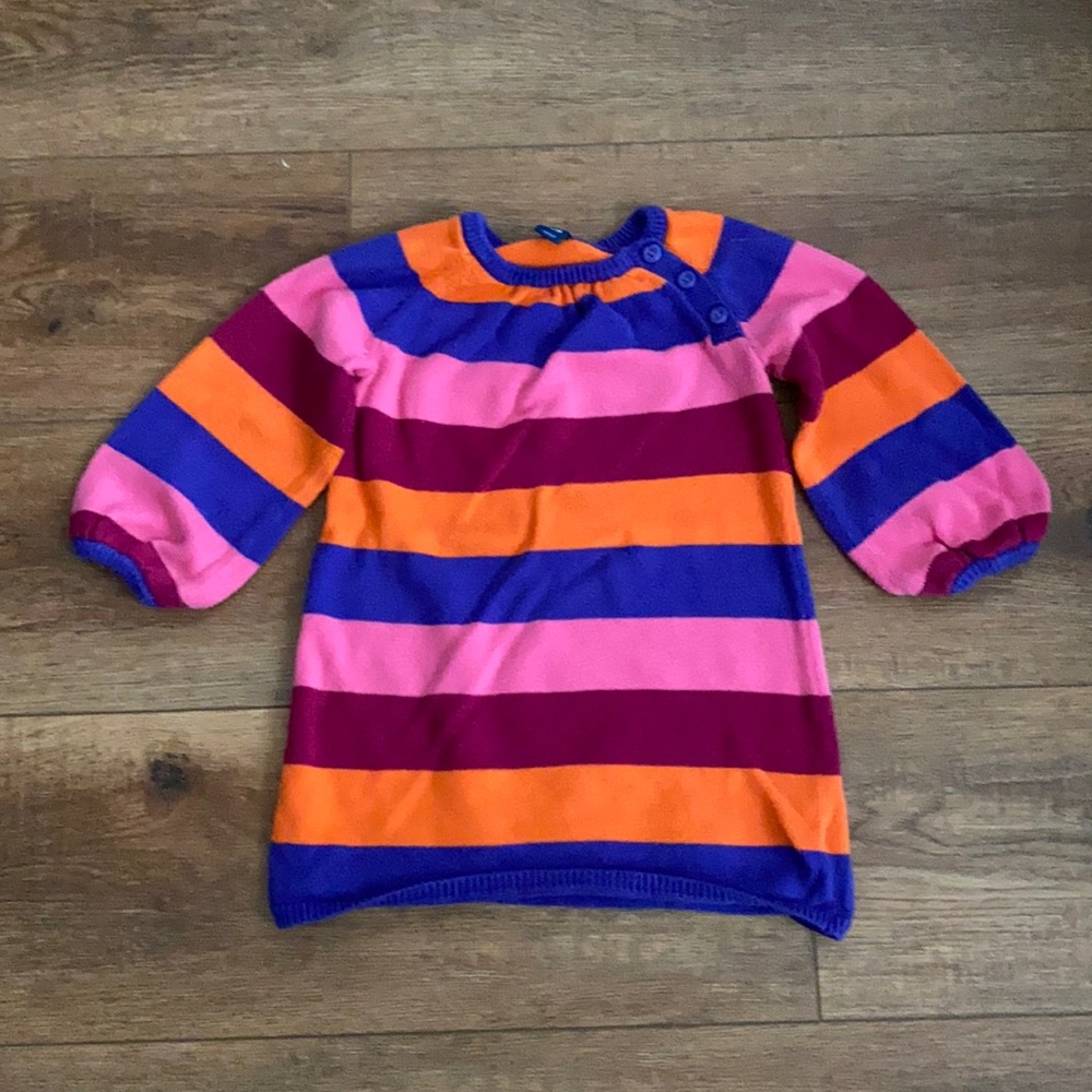 Old navy toddler girl tunic sweater. Size 18-24 months